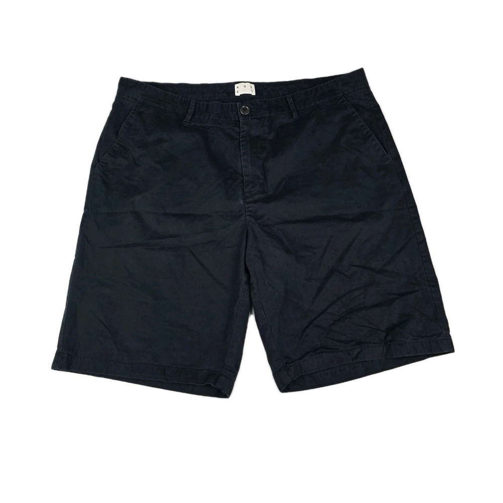 Asket The Shorts 100% Organic Cotton Black 36 Regular Chino Preppy